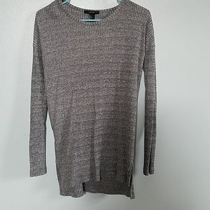 Grey high low shirt